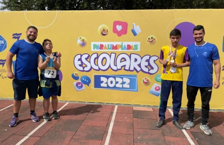 ESTUDANTES DA REDE MUNICIPAL DE ENSINO DE VALPARAÍSO CONQUISTARAM MEDALHAS NAS PARALIMPÍADAS ESCOLARES 2022