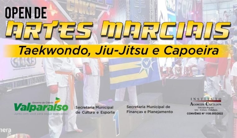 CAMPEONATOS ABERTOS DE ARTES MARCIAIS EM VALPARAÍSO DE GOIÁS OCORREM EM SETEMBRO  