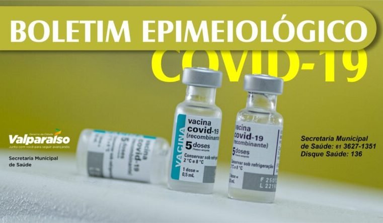 12/08 – BOLETIM EPIDEMIOLÓGICO COVID-19 E ATUALIZAÇÃO DE LEITOS EM VALPARAÍSO DE GOIÁS
