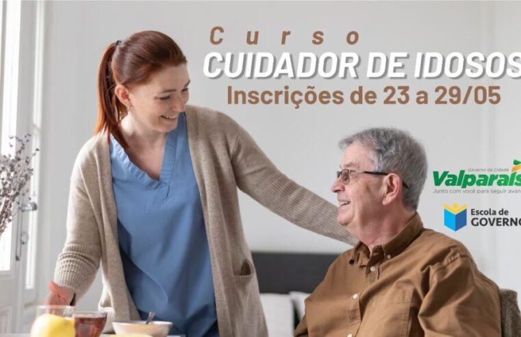 ESCOLA DE GOVERNO DE VALPARAÍSO ABRE VAGAS PARA CURSO DE CUIDADOR DE IDOSOS